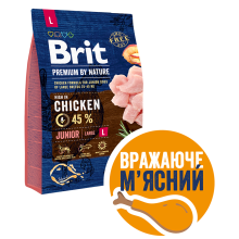 Brit Premium Dog  Junior L Chicken